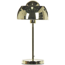 Beliani - Lampe de Table à Poser Design en Métal Doré Ronde E27 Max 40W Éclairage Tendance pour Salon ou Chambre Ultra Moderne et Urbaine