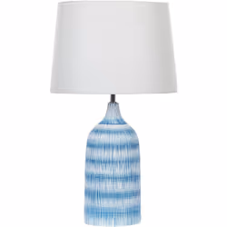 Lampe de chevet classique. Cette lampe de table de style classique se compose d'une base solide en céramique et d'un abat-jou ...