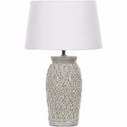Lampe de chevet en céramique avec abat-jour. Ajoutez une touche moderne à votre intérieur avec cette lampe de table belle et ...