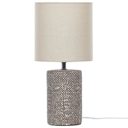 Lampe à poser en céramique marron IDER