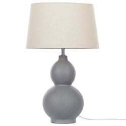 Lampe à poser en céramique gris YENISEI