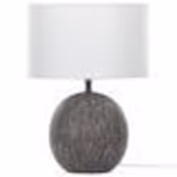 Lampe à poser en céramique noir FONISSA