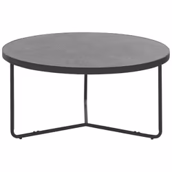 Table basse ronde au style industriel . Cette magnifique table basse ronde au design simple et élégant peut aussi bien être u ...