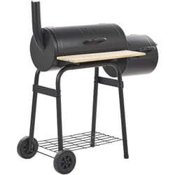 Beliani SATAH Grill Chariot Charbon de bois (combustible) Noir