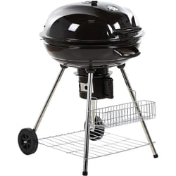 Beliani MARAPI Grill Chaudron Charbon de bois (combustible) Noir