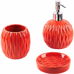 Accessoires de salle de bain à poser . Optez pour des couleurs vives et apportez une nouvelle énergie à votre salle de bain a ...