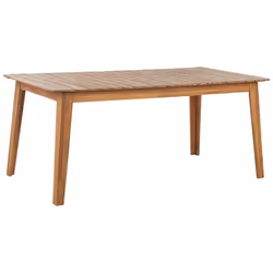 Table d'extérieur. Préparez-vous à dîner au dehors à chaque journée ensoleillée avec cette table d'extérieur intemporelle. Fa ...