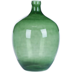 Vase Rustique en Verre Vert Léger et Robuste 39 cm Roti