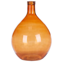Vase en verre 48 cm brun doré CHATNI