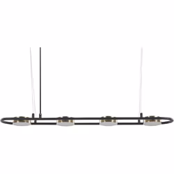 Lampe suspension de style moderne. Illuminez votre salon, votre cuisine ou votre couloir avec cette lampe pendante à 4 lumièr ...