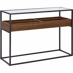 Table d'appoint avec rangement. Cette table d'appoint rectangulaire est incontournable pour le salon, surtout si vous voulez  ...
