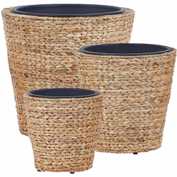 Paniers à fleurs pour intérieur et extérieur. Apportez le style bohème à votre décor avec cet adorable ensemble de pots de fl ...