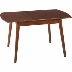 Table de repas rectangulaire avec rallonge. Aménagez votre coin repas avec une table élégante. Le meuble est doté d'un platea ...