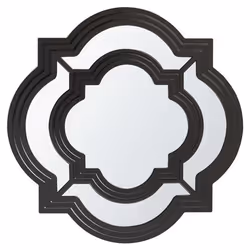 Miroir mural ø 51 cm noir COBETA