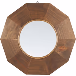 Miroir moderne avec cadre en bois foncé. Ce miroir est la fusion parfaite de la fonctionnalité et de l'élégance. Son cadre en ...