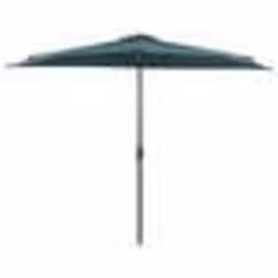 Parasol de jardin demi-rond - BELIANI - GALATI - Vert - Manuel - 270 cm