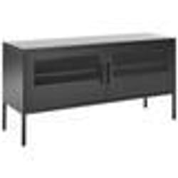 Buffet industriel en acier noir - BELIANI - MORLEY - 2 portes - Style scandinave et moderne - Finition mate