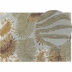 Tapis touffeté à la main. Ajoutez un élément de nature à votre maison et décorez le sol avec ce tapis à motif végétal. Il est ...