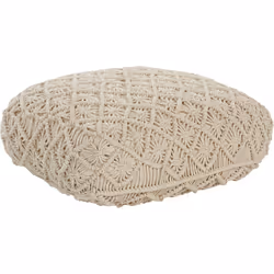 Coussin de sol. Ajoutez un espace d'assise supplémentaire avec ce coussin de sol au style d'inspiration bohème. Le coussin pr ...