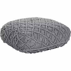 Coussin de sol. Ajoutez un espace d'assise supplémentaire avec ce coussin de sol au style d'inspiration bohème. Le coussin pr ...