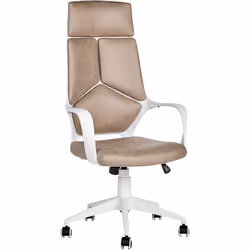 Siège de bureau à hauteur réglable avec accoudoirs. Chaise ergonomique au design contemporain, un complément chic et conforta ...