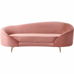 Canapé boudoir moderne. Conçu pour impressionner, ce canapé glamour sera une pièce maîtresse de tout salon. Sa silhouette cur ...