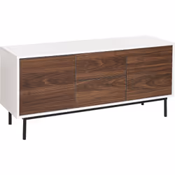 Buffet traditionnel. Rehaussez le style de votre intérieur avec ce buffet pratique. Grâce à une construction en panneaux de p ...
