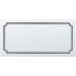 Beliani - Miroir Mural de Salle de Bains à led Blanc Moderne Argenté 120 x 60 cm Arromachnes