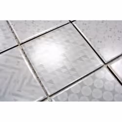 Mosani MOS22B-1401 carreau Mosaique Blanc