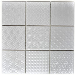 Mosani MOS22B-0104 carreau Mosaique Blanc