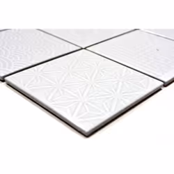 Mosani MOS22B-0104 carreau Mosaique Blanc