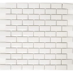 Mosani MOS26-0102 carreau Mosaique Blanc