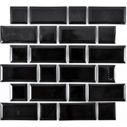 Mosani MOS26WM-0301 carreau Mosaique Noir