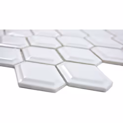 Mosani MOS13MD-0101 carreau Mosaique Blanc