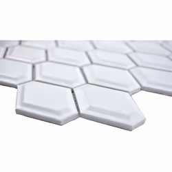 Mosani MOS13MD-0111 carreau Mosaique Blanc
