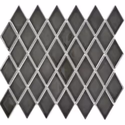 Mosani MOS13-DS0301, Mosaique, Vitrocéramique, Noir, Intérieure, Rectangle, 266 mm