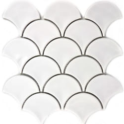 Mosani MOS13-FS01 carreau Mosaique Blanc