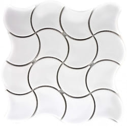 Mosani MOS13-FSW01 carreau Mosaique Blanc
