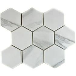 Mosani MOS11F-0102 carreau Mosaique Blanc