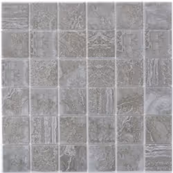 Mosani MOS16-0208, Mosaique, Vitrocéramique, Gris, Intérieure, Rectangle, 306 mm