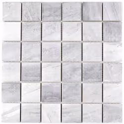 Mosani MOS16-0211, Mosaique, Vitrocéramique, Gris, Intérieure, Rectangle, 306 mm