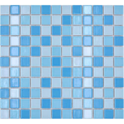 Mosani MOS18-0406 carreau Mosaique Bleu