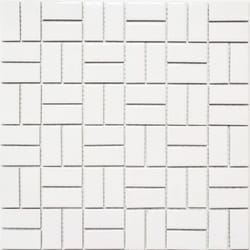 Mosani MOS24-CWM7WG carreau Mosaique Blanc