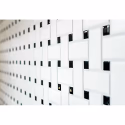 Mosani MOS13-CBAS19 carreau Mosaique Noir, Blanc