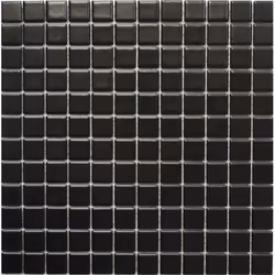 Mosani MOS18D-0311, Mosaique, Vitrocéramique, Noir, Intérieure, Rectangle, 298 mm