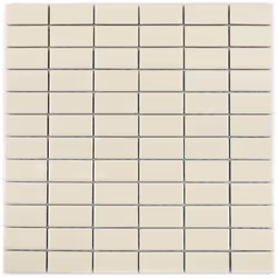 Mosani MOS24D-1911, Mosaique, Vitrocéramique, Beige, Intérieure, Rectangle, 298 mm
