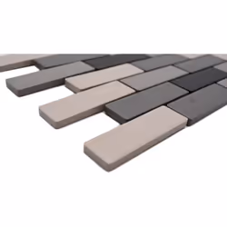 Mosani MOS26-0206-R10 carreau Mosaique Gris, Beige