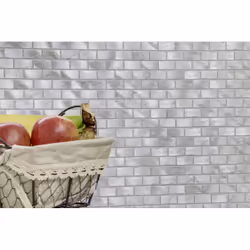 Mosani MOS48-0204 carreau Mosaique Argent