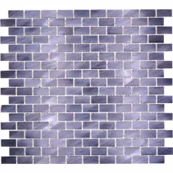 Mosani MOS48-0304, Mosaique, Métal, Noir, Intérieure, Rectangle, 306 mm