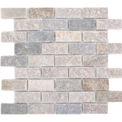 Mosani MOS36-0208 carreau Mosaique Gris, Beige